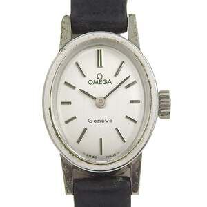 OMEGA Geneva Women's Watch, Caliber 485, Stainless Steel, Manual Winding, Ana...